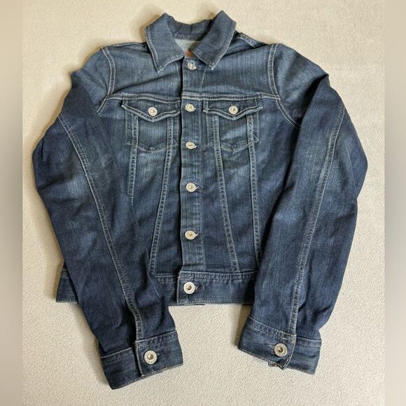 AG adriano goldschmied Jean Jacket Size Small  women’s - Picture 1 of 16